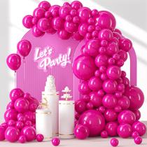 Kit de Arco de Balões Awenztech Rosa Pink - 120 Balões de Látex