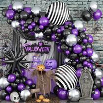 Kit de arco de guirlanda de balão de Halloween Haolongfa 135 unidades