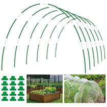 Kit de Arcos para Jardim lifskydom 2,4 m em Fibra de Vidro, 60 Peças Kit de Arcos para Jardim lifskydom 2,4 m em Fibra de Vidro, 60 Peças