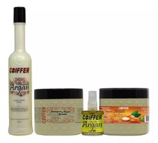 Kit De Argan Coiffer shampoo condicionador e mascara e oleo p/ Limpeza e Hidratação Capilar Kit De Argan Coiffer shampoo condicionador e mascara e oleo p/ Limpeza e Hidratação Capilar