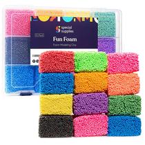 Kit de argila de espuma de modelagem Suprimentos especiais Fun Foam Beads Kit de argila de espuma de modelagem Suprimentos especiais Fun Foam Beads