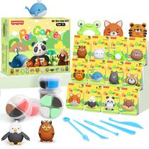 Kit de argila de modelagem Air Dry Clay AWNOGKUE para crianças com ferramentas Kit de argila de modelagem Air Dry Clay AWNOGKUE para crianças com ferramentas