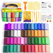 Kit de Argila Polimérica ARTPAR com 52 Cores e Ferramentas de Escultura Kit de Argila Polimérica ARTPAR com 52 Cores e Ferramentas de Escultura