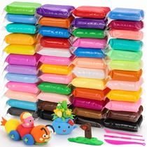 Kit de argila seca ao ar livre EDIFON Modeling Clay Ultra Light 48 cores