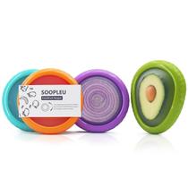 Kit de armazenamento SOOPLEU Onion and Avocado Saver de 4 peças Kit de armazenamento SOOPLEU Onion and Avocado Saver de 4 peças