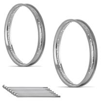 Kit De Aro E Jogo De Raio Pro Tork Titan 125/150 Ybr 125