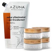 Kit de Aromatizador Azuna para 4 Ambientes Sândalo 710ml Kit de Aromatizador Azuna para 4 Ambientes Sândalo 710ml