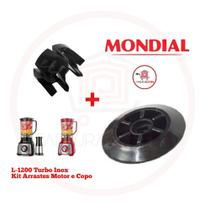 Kit de Arraste do Motor e Do Copo Liquidificador Mondial L1200 Turbo