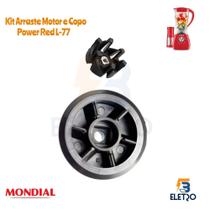 Kit de Arrastes do Copo e Motor Liquidificador Mondial Power Red L77