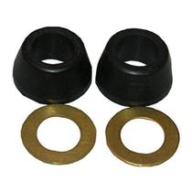 Kit de arruelas LASCO 02-2237 de borracha e latão 3/8" 4 peças Kit de arruelas LASCO 02-2237 de borracha e latão 3/8" 4 peças