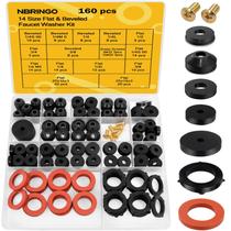 Kit de arruelas para torneira e registro NBRINGO, 160 peças, 14 tamanhos Kit de arruelas para torneira e registro NBRINGO, 160 peças, 14 tamanhos