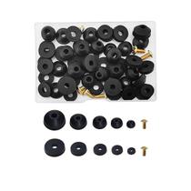 Kit de arruelas para torneira QHAJRYYC 58 peças, borracha e parafusos de latão Kit de arruelas para torneira QHAJRYYC 58 peças, borracha e parafusos de latão