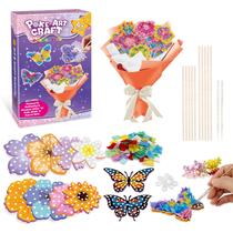 Kit de Arte Britik Poke en Ramo de Flores Divertido para Niños de 8 a 12 Años