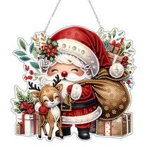 Kit de arte com diamantes JJFox DIY de dupla face do Papai Noel