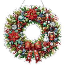 Kit de arte com diamantes JJFox, guirlanda de Natal, enfeite pendurado Kit de arte com diamantes JJFox, guirlanda de Natal, enfeite pendurado