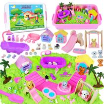 Kit de Arte con Arena y Accesorios para Juego Sensorial de Mascotas Ynanimery Kit de Arte con Arena y Accesorios para Juego Sensorial de Mascotas Ynanimery
