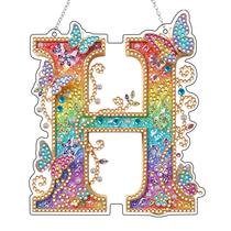 Kit de arte de diamante DIY Hanging 5D Gem Art Janela e parede Kit de arte de diamante DIY Hanging 5D Gem Art Janela e parede