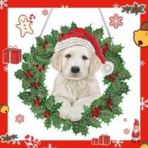 Kit de arte de diamante DOTSOPS, pingente de guirlanda de Natal DIY Kit de arte de diamante DOTSOPS, pingente de guirlanda de Natal DIY