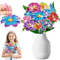 Kit de arte de diamante GFPGYQ Buch of Flower para adultos com 10 unidades Kit de arte de diamante GFPGYQ Buch of Flower para adultos com 10 unidades