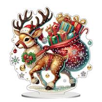 Kit de arte DIY Diamond, enfeite de mesa JJFox Christmas Deer Kit de arte DIY Diamond, enfeite de mesa JJFox Christmas Deer