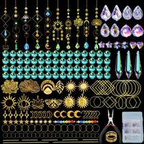 Kit de arte e artesanato Icosamro 400PCS Crystal Suncatchers DIY