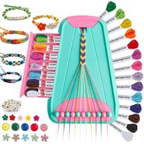 Kit de arte e artesanato: pulseira Maynacs Friendship, fabricando 28 fios Kit de arte e artesanato: pulseira Maynacs Friendship, fabricando 28 fios