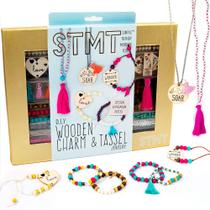 Kit de arte e artesanato STMT DIY Wooden Charm & Tassel Jewelry