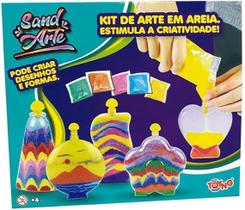 Kit de arte em areia