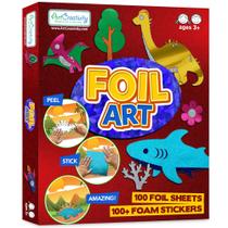 Kit de Arte em Folha ArtCreativity 220 Peças - Para Crianças a partir de 3 Anos