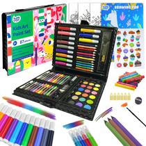 Kit de Arte KIDDYCOLOR 87 peças Suprimentos para Desenho Infantil Kit de Arte KIDDYCOLOR 87 peças Suprimentos para Desenho Infantil