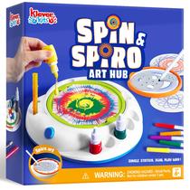 Kit de arte Klever Kits Spin Art para crianças 2 em 1 Spin Spiro
