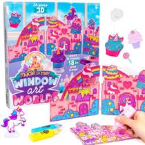 Kit de arte para janelas feito por mim Paint & Create Unicorn World Kit de arte para janelas feito por mim Paint & Create Unicorn World