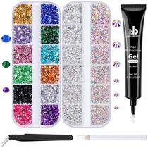 Kit de Arte para Unhas BELLEBOOST Cola em Gel 15ml Pedras e Ferramentas Kit de Arte para Unhas BELLEBOOST Cola em Gel 15ml Pedras e Ferramentas