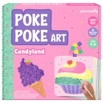 Kit de arte Poke Poke jackinthebox Candyland Theme para crianças de 4 a 8 anos Kit de arte Poke Poke jackinthebox Candyland Theme para crianças de 4 a 8 anos