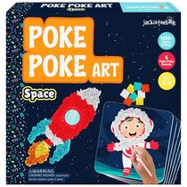 Kit de arte Poke Poke jackinthebox Space Theme para crianças de 4 a 8 anos