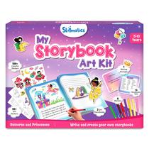 Kit de arte Skillmatics Storybook Unicórnios e princesas para crianças de 5 a 10 anos