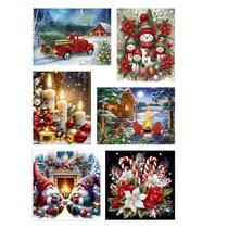 Kit de Arte y Manualidades Tiwabb Navidad 6 Unidades 12x16 y 12x12" Kit de Arte y Manualidades Tiwabb Navidad 6 Unidades 12x16 y 12x12"