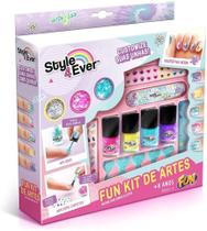 Kit de Artes Decore suas Unhas Glitter - Fun F0065-3