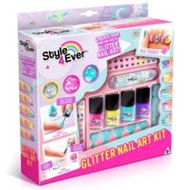 Kit De Artes Decore Suas Unhas Glitter - Style 4 Ever - Fun