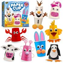 Kit de artes e ofícios LC Crafts para crianças de 3 a 8 anos com 8 projetos Kit de artes e ofícios LC Crafts para crianças de 3 a 8 anos com 8 projetos