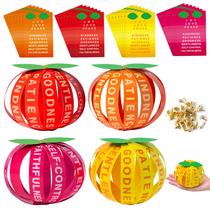 Kit de artesanato AgincBerry Bible Fruit com 28 conjuntos de bricolage para crianças