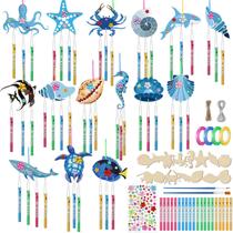 Kit de artesanato Anglechic, 128 unidades, Summer Ocean Wind Chime Making