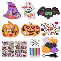 Kit de artesanato artístico Galetcy, 48 unidades de adesivos de espuma de Halloween Kit de artesanato artístico Galetcy, 48 unidades de adesivos de espuma de Halloween