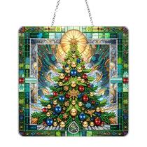 Kit de artesanato artístico JJFox DIY Árvore de Natal de dupla face em acrílico Kit de artesanato artístico JJFox DIY Árvore de Natal de dupla face em acrílico