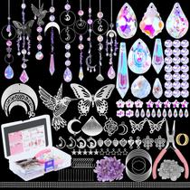 Kit de artesanato artístico JYNTERPLAY 400 unidades Crystal Suncatcher DIY Kit de artesanato artístico JYNTERPLAY 400 unidades Crystal Suncatcher DIY