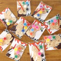 Kit de artesanato artístico LARDUX Monster Truck Glow Paint Set 24 unidades