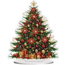 Kit de artesanato artístico VODAPYC Árvore de Natal Diamond Art DIY Kit de artesanato artístico VODAPYC Árvore de Natal Diamond Art DIY