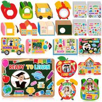 Kit de artesanato Beeveer Back to School, porta-retratos, 96 unidades