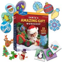 Kit de artesanato Blue Marble Papai Noel para crianças de 5 a 12 anos