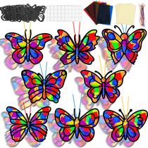 Kit de artesanato Butterfly Suncatcher Lonfliness VBS 2025 32 conjuntos